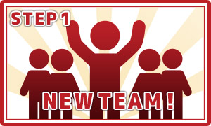 メンバーを集めてチームを結成！